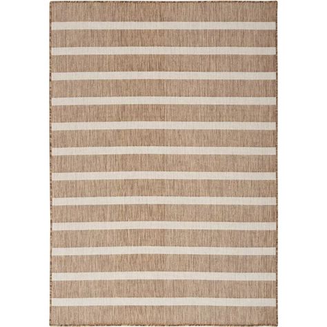 Nourison Positano Modern Stripes Flatweave Indoor Outdoor Low Pile Area Rug Aqua Ivory 5' X 7' : Target Indoor Outdoor Rugs Living Room, Boho Outdoor Rug, Ashley Gilbreath, Front Porch Rug, Outdoor Patio Rug, Water Resistant Flooring, Outdoor Design Ideas, Conversation Area, Flatweave Rugs