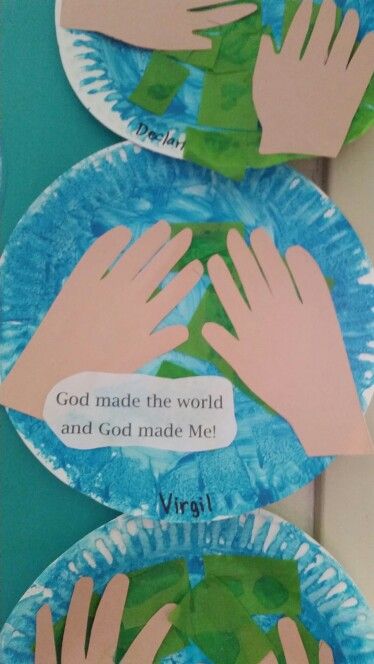 Christian Daycare Crafts, Christian Activities For Preschoolers, Creation Craft Kindergarten, God Rested Craft, God Created Animals Craft Preschool, Christian Earth Day, God Made Everything Craft, God Created The World Craft Preschool, God Created Everything Craft