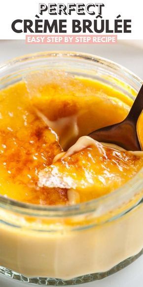 Easy Creme Brulee, كريم بروليه, Creme Brulee Recipe Easy, Smores Dessert, Classic French Desserts, Creme Brulee Recipe, Brulee Recipe, Creme Dessert, Make Ahead Desserts