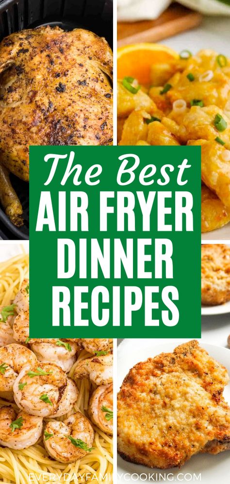 Dinner Ideas Air Fryer, Air Fryer Dinner, New Air Fryer Recipes, Air Fryer Recipes Snacks, The Best Air Fryer, Dinner Aesthetic, Family Dinner Ideas, Best Air Fryer, Air Fried Food