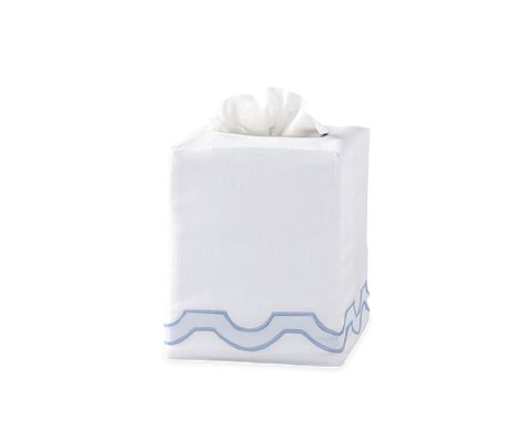 Mirasol Tissue Box Cover | Matouk Luxury Linens Shop Awning, Luxury Linens, Perfect Bedding, Chic Shop, Tissue Box Cover, Pool Cover, Terry Towel, Fine Linen, Guest Towels