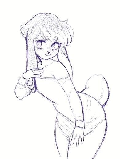 Base de desenho Pose Reference Drawing Catgirl, Bunny Fursona Ref Sheet, Fursona Drawing Base, Bunny Fursona Base, Fursona Art Base, Ych Cute, Anthro Rabbit, Oc Base Female, Cartoon Body Base