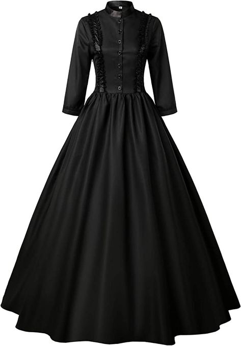 A perfect Rococo style Madame Giry costume on amazon and ready to ship as soon as you click! Victorian Costume Halloween, Corset Halloween Costumes, Victorian Lace Dress, Gothic Victorian Dresses, Rococo Dress, Carnival Dress, Vestidos Retro, Court Dresses, Victorian Costume