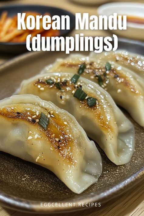 If you’re craving a delicious and comforting meal, Korean Mandu (dumplings) is an excellent choice. #korean dumplings mandu #mandu (korean dumplings) #korean dumplings mandu dough #mandu recipe korean dumplings #mandu dumplings korean food #mandu dumplings #mandu dumplings recipe #mandu chicken dumplings #steamed mandu dumplings #mandu dumplings sauce Korean Mandu Recipe, Mandu Recipe Korean, Korean Mandu, Mandu Recipe, Mandu Korean, Dumplings Steamed, Steamed Pork Dumplings, Korean Dumplings, Egg Recipes For Dinner