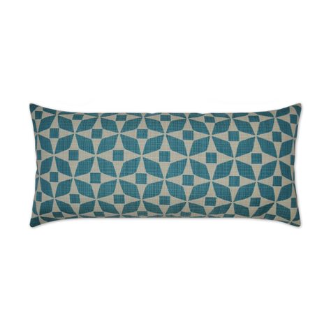 Marquee Lumbar-Turquoise | D.V. KAP Home Large Decorative Pillows, Pillow Cases Diy, Pillows Decorative Diy, White Decorative Pillows, Living Room Decor Pillows, Pillow Arrangement, Outdoor Cushions And Pillows, Geometric Pillow, Pillow Collection