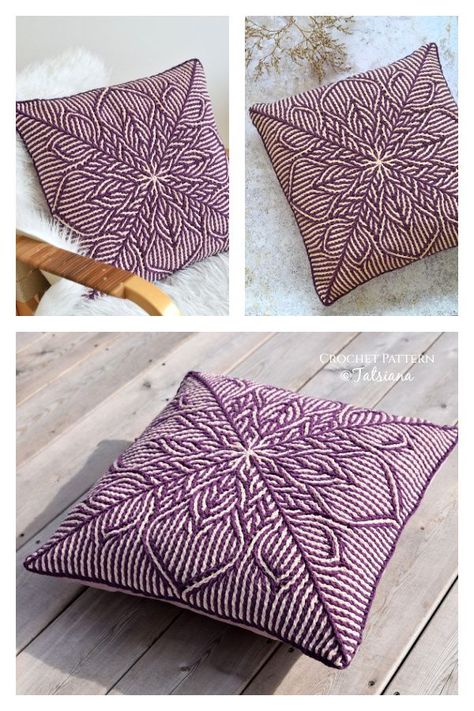 Crochet pillow case pattern