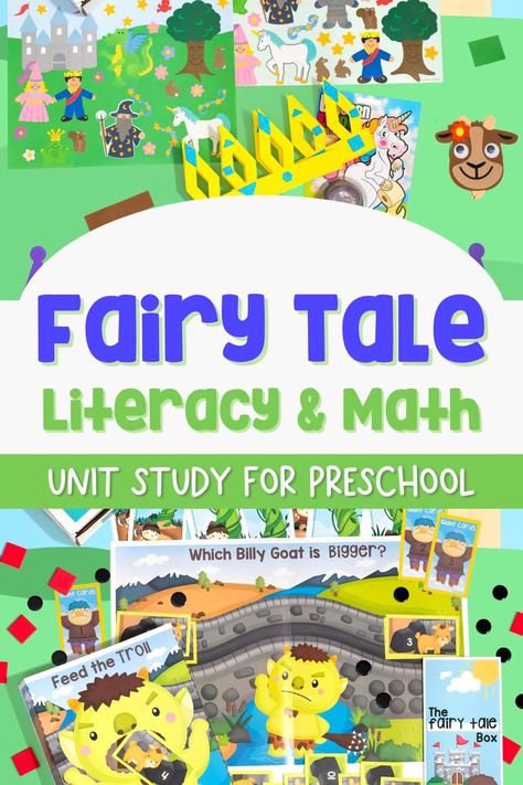 Is your preschooler a fan of fairytales? This learning box is perfect for your little one. Your kids will be learning math, literacy and art with the fairies, gnomes. prince, princess and so much more! For more home preschool crafts and learning activities, go to www.myprekbox.com Fairy Tale Crafts For Preschoolers, Fairytale Unit Preschool, Fairy Tails Preschool Activities, Fairytales Theme Preschool, Fairy Tale Preschool Activities, Fairy Tales Preschool Activities, Fairy Tale Stem, Fairy Tales Preschool, Learning Centers Preschool