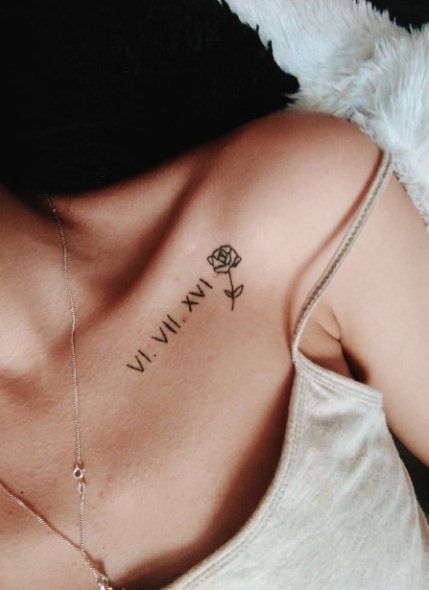 Collar Bone Tattoo Quotes, Collar Tattoo, Twin Tattoos, Small Chest Tattoos, Bone Tattoos, Chest Tattoos, Chest Tattoos For Women, Collar Bone Tattoo, Classy Tattoos