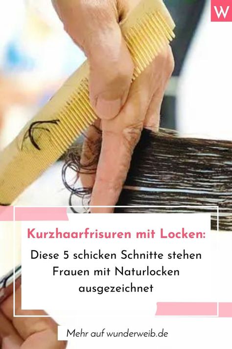 Du hast Naturlocken, trägst deine Haare aber am liebsten kurz? Wir haben 5 schöne Kurzhaarfrisuren für dich, bei denen deine Locken perfekt zur Geltung kommen. #locken #kurzhaarfrisur #frisur Collage mit Wunderweib.de und NicolasMcComber/iStock Collage