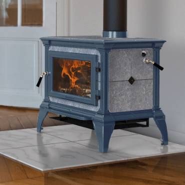 Hearthstone Castleton 1 TruHybrid Wood Heat Stove | Lehman's Hearthstone Wood Stove, Soapstone Wood Stove, Soapstone Stove, Wood Burning Stoves, Wood Stove Cooking, Wood Stove Fireplace, Wood Heat, Cooking Stove, Pellet Stove