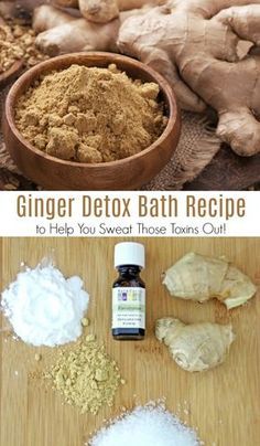 If you are looking for a ginger detox bath recipe, this one has many health benefits. Learn how to make a ginger bath with only a few basic ingredients. #detox #ginger #healthyliving #diyproject via @DianeHoffmaster Diy Hygiene, Detox Bath Recipe, Detox Baths, Health Tricks, Bath Benefits, Ginger Detox, Ginger Bath, Bath Detox, Natural Mom