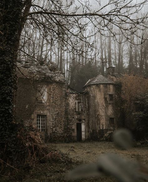 Old House Aesthetic Dark, House Exterior Dark, Spooky Academia, Dark Academia Photo, Gothic Academia, Addie Larue, Spooky Places, True North, Dark Academia Aesthetic