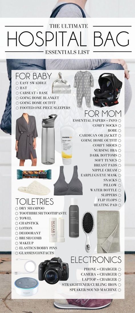 the only Hospital Bag Checklist you need... ultimate list of hospital bag essentials from a mom of 2 - what to pack for the hospital Baby Hospital Bag, Hospital Bag Essentials, Bag Checklist, Hospital Bag Checklist, Baby Checklist, Baby Life Hacks, Baby Planning, Baby Hospital, Baby Sleep Problems