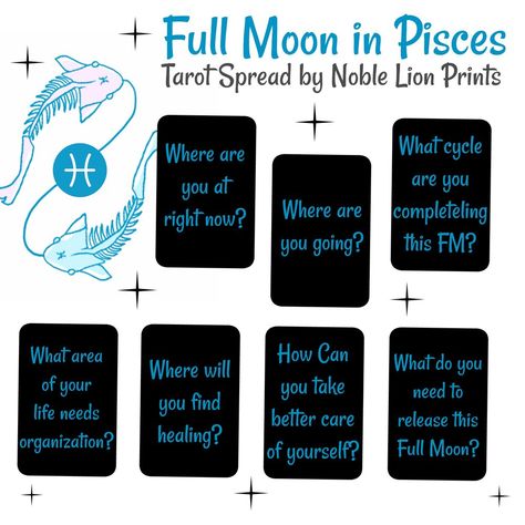 Full Moon Tarot Spread, Take Time To Heal, Pisces Tarot, Oracle Spreads, Full Moon Tarot, Full Moon In Sagittarius, Full Moon In Pisces, Leo Tarot, Aries Tarot