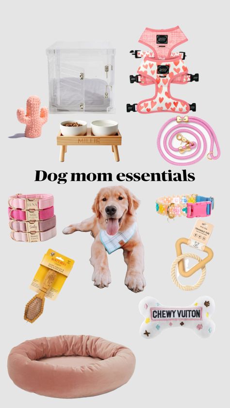 dog, dog mom, cute, girly, aesthetic Cute Girly Aesthetic, Puppy Necessities, Dog Mom Aesthetic, Dog Room Design, Pet Supplies Organization, Senior Dogs Care, Puppy Room, Dog Accesories, Aesthetic Shuffles