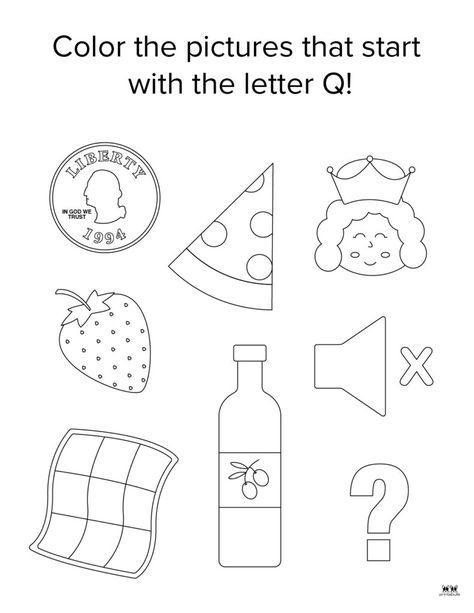 Choose from 50 FREE letter "q" worksheets perfect for your young learner. Worksheets include tracing, coloring, upper and lowercase, and more! Letter Q Worksheets, Abc Activity, Coloring Letters, Toddler Homeschool, Alphabet Worksheets Preschool, Abc Activities, Worksheets Preschool, Letter Q, Daycare Crafts