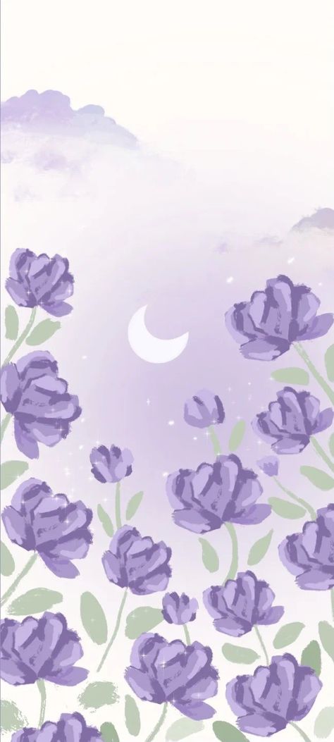 Liliac Aesthetic Wallpapers, Light Purple Wallpaper, Walpapers Cute, Light Purple Flowers, Wallpaper Aesthetics, Purple Flowers Wallpaper, Cocoppa Wallpaper, Iphone Wallpaper Kawaii, Bunny Wallpaper