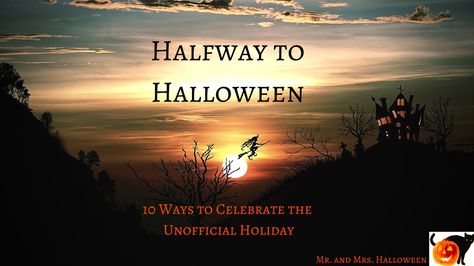The air is warm and breezy. Everyone’s pulling out their sunscreen and coolers for picnics and tropical drinks, lounging by the pool, and waiting on the glory of summer to begin. More importa… Halfway To Halloween, Halloween Playlist, Halloween Date, Horror Literature, Halloween Episodes, Tropical Drinks, Halloween Countdown, Last Minute Costumes, Halloween Bash