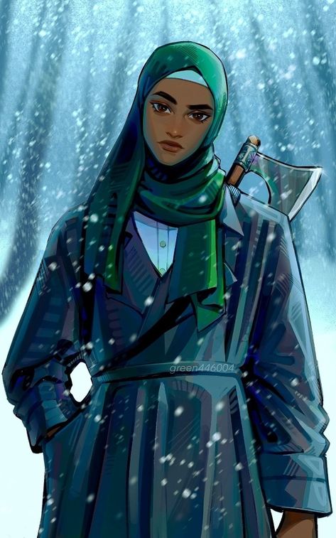 Credit to green446004 on Tumblr. Samirah Al Abbas Fan Art, Magnus Chase Samirah, Hearthstone Magnus Chase Fanart, Samirah Al Abbas, Magnus Chase Fanart, Riordanverse Fanart, Magnus Chase Books, Gods Of Asgard, Alex Fierro