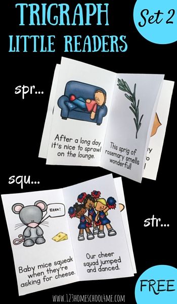 FREE Trigraph Little Readers - help kids learn to sound out, read, and identify spr, squ, and str with these free printable readers. Preschooler Worksheets, Trigraph Activities, Complexity Theory, Consonant Blends Activities, Blends Activities, Phonics Readers, Decodable Books, Decodable Readers, Blends And Digraphs