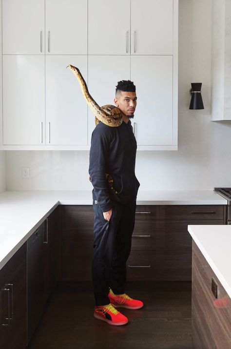 Inside Toronto Raptor Danny Green’s Etobicoke rental retreat Basketball Pics, Danny Green, Basketball Cake, Man Beast, Boa Constrictor, L A, Toronto Life, Toronto Raptors, Aesthetic Vibes