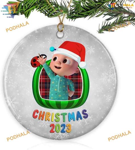 Cocomelon 2023 Gift Ornament, Family Christmas Tree Ornaments, Xmas Decor Check more at https://podhalastore.com/product/cocomelon-2023-gift-ornament-family-christmas-tree-ornaments-xmas-decor/ Cocomelon Ornaments, Hippo Ornaments, 2022 Hallmark Keepsake Ornaments, Ornament Gifts, Xmas Decorations, Family Christmas, Tree Ornaments, Christmas Tree Ornaments, Christmas Tree