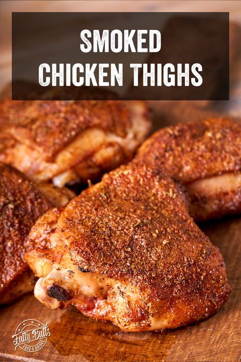 Chicken Legs In Air Fryer, Chicken Thighs Crockpot, Chicken Thighs Boneless Skinless, Smoked Chicken Thighs, Chicken Thighs In Oven, Smoked Chicken Recipes, Healthy Chicken Thigh Recipes, Easy Chicken Thigh Recipes, Grilled Chicken Thighs