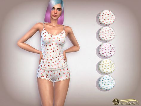 Sims 4 Cc Silk Pajamas, Sims 4 Cc Women Pjs, Ts4 Cc Sleepwear, Sims 4 Cc Bloomers, Sims 4 Skater Clothes, Sims 4 Cc Colorful Clothes, Sims 4 Cc Skater Clothes, Sims 4 Coquette Clothes, Beachy Sims 4 Cc