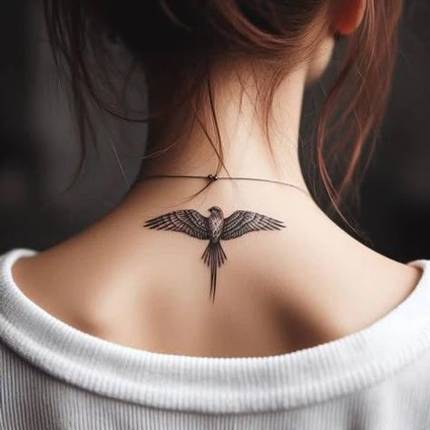 Hawk Fine Line Tattoo, American Kestrel Tattoo, Hawk Tattoos For Women, Pheonix Tattoo For Women On Back, Hawk Tatoos, Small Hawk Tattoo, Red Tailed Hawk Tattoo, Hawk Tattoo Feminine, Hawk Tattoos