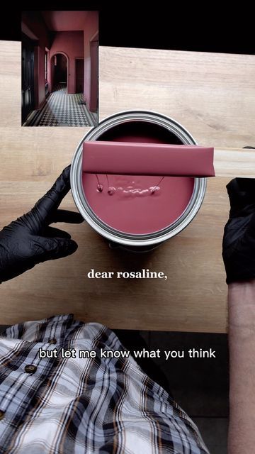 Goth House Paint, Dear Rosaline Paint, Gothic Paint Colors, Pink Interior Paint, Paint Colors For Room, Black Pink Bedroom, Rose Paint Color, Moody Paint Colors, Living Room Paint Color Ideas