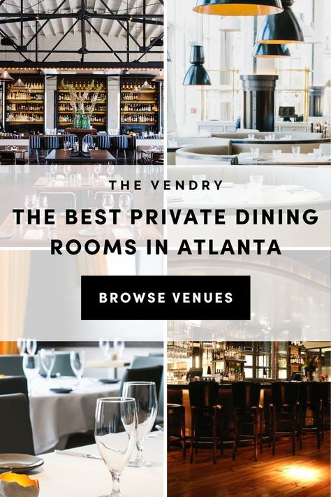 There are over 12,000 restaurants in the Atlanta metro area, but the following offer versatile private, semi-private, or even buyout options for corporate lunch meetings, celebratory dinners, baby showers, rehearsals, and every event in between. Let There Be Love, Lunch Meeting, Baby Shower Venues, Atlanta Restaurants, Private Dining Room, Private Dining, Private Room, Private Event, Rehearsal Dinners