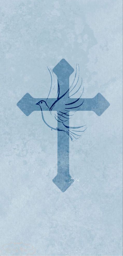 #god #cross #dove #wallpaper #iphonewallpapers #cutewallpapers Cool Blue Wallpaper Iphone, Gray Christian Wallpaper, Blue Cross Wallpaper, Cross Aesthetic Christian, Blue Aesthetic Pfp, Cross Wallpaper Iphone, Cross Wallpaper Aesthetic, Cross Pfp, Aesthetic Cross