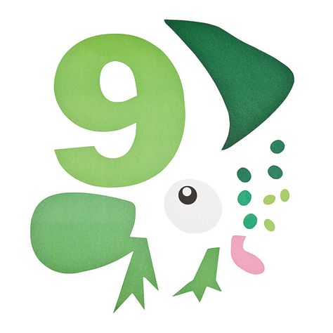 number 9 pieces Number 9 Crafts For Preschool, Number 9 Craft, Preschool Number Crafts, Number Recognition Preschool, Number Activities Preschool, Number Crafts, Pre K Worksheets, Alphabet Crafts Preschool, Jolly Phonics