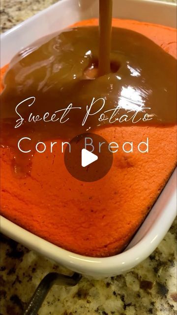 Easy Sweet Potato Cornbread, Sweet Potato Cornbread Jiffy Easy Recipes, Sweet Potato Cornbread Jiffy, Creamy Beef Stew, Sweet Potato Cornbread, Cornbread Recipe Sweet, Orange Food, Recipe Bread, Orange Food Coloring