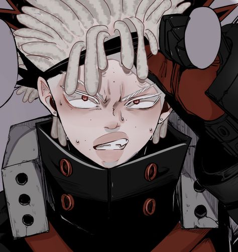 Albino Bakugou, Bakugou X Everyone, Cartoon Art Black, Black Cartoon Characters, Girls Cartoon, Black Anime Characters, Black Cartoon, Girls Cartoon Art, Art Black