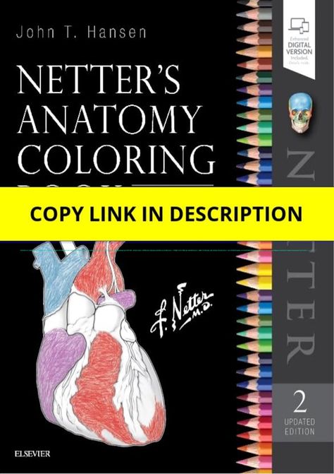 Download Netter's Anatomy Coloring Book Updated Edition (Netter Basic Science)     2nd Edition Kindle Anatomy Coloring, Anatomy Flashcards, Basic Science, Anatomy Coloring Book, Tactile Learning, Science Books, Learning Tools, Neuroscience, Download Books