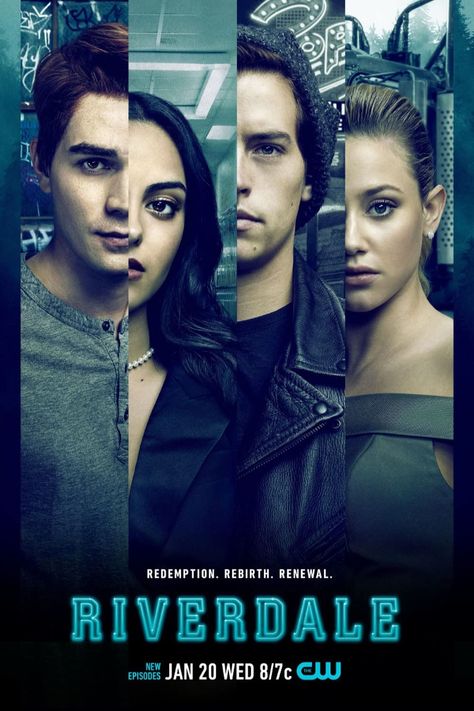 Riverdale Poster, Josie And The Pussycats, Betty And Jughead, Seth Macfarlane, Archie Andrews, Vanessa Morgan, Luke Perry, Free Tv Shows, Veronica Lodge