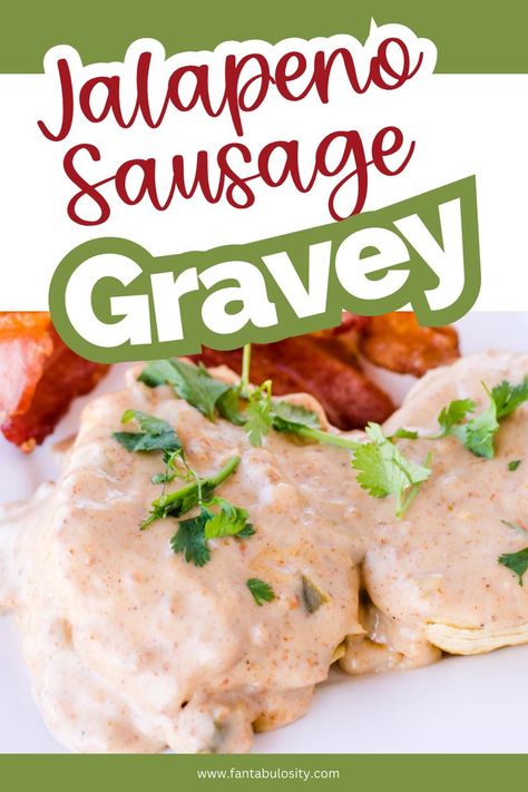 Jalapeño White Gravy, Green Chili Sausage Gravy, Jalapeno Cream Gravy Recipe, Jalapeno Gravy Recipe, Jalapeño Gravy, Cream Gravy Recipe, White Gravy Recipe, Sawmill Gravy, Best Homemade Pancakes