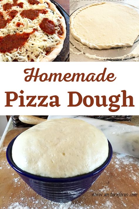 This is an easy Basic Pizza dough to make pizza from scratch at home. It's a yeast dough recipe that makes 2 homemade pizzas. #PizzaFromScratch #HomemadePizzaDough #MyTurnforUs #PizzaAtHome #HomemadePizzas #BasicPizzaDough The Best Homemade Pizza Dough, Best Homemade Pizza Dough, Stromboli Recipes, The Best Homemade Pizza, Pizza Dough From Scratch, Thick Crust Pizza, Homemade Pizzas, Yeast Packet, Best Homemade Pizza