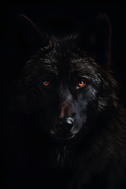 Black wolf with red eyes in the dark | Premium Photo #Freepik #photo #werewolf Red Eyes In The Dark, Black Wolf With Red Eyes, Werewolf Eyes, Wolf With Red Eyes, Eyes In The Dark, Wolf Shifter, Werewolf Aesthetic, Wolf Eyes, Alpha Wolf