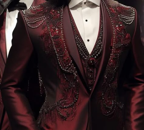 Vampire Clothing Male, Christmas Male Outfits, Male Ballroom Outfit, Buff Man In Suit, Vampire Core Outfits Male, Gothic Suits Men Victorian, Victorian Vampire Aesthetic Male, Vampire Male Outfit, Vampire Men Aesthetic