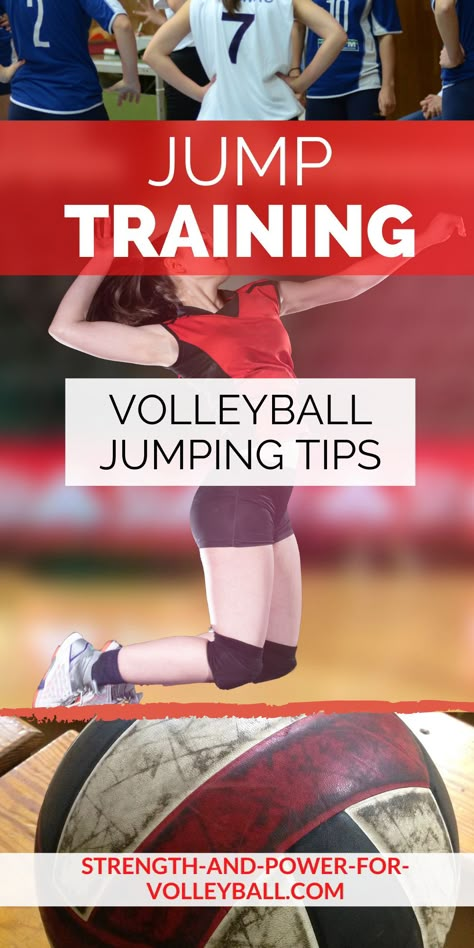 Jumping Exercises For Volleyball, Volleyball Strength Training, Increasing Vertical Jump Workout, Volleyball Jump Training, Increase Vertical Jump Volleyball, How To Increase Vertical Jump Volleyball, Jump Training Volleyball, Exercises To Jump Higher For Volleyball, Volleyball Weight Training Workout