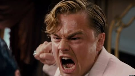 SCREAMING! (The One Thing Leonardo DiCaprio Does Most Onscreen) http://www.huffingtonpost.com/2013/05/07/leonardo-dicaprio-yelling_n_3224247.html?1367930320=edlinkusaolp00000009 Angry Expression, Rage Faces, Expressions Photography, 얼굴 드로잉, Face Study, Angry Face, 얼굴 그리기, Curse Words, Leo Dicaprio