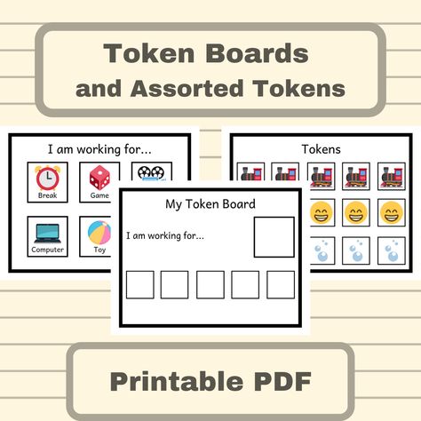 Token Board Ideas, Rbt Tools, Replacement Behaviors, Behavior Visuals, Reinforcement Chart, Preschool Behavior Management, Behavior Interventionist, Aba Activities, Behavior Management Chart