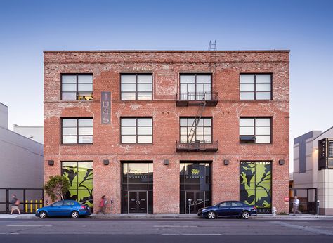 Historic building repositioned for new retail and office tenants. BCCI utilized a reverse engineering approach, designing to the developer’s budget. Industrial Building Design, Retail Building, Industrial Facade, Brick Apartment, Sheraton Hotel, Masters Thesis, Eviction Notice, Multifamily Housing, Base Building