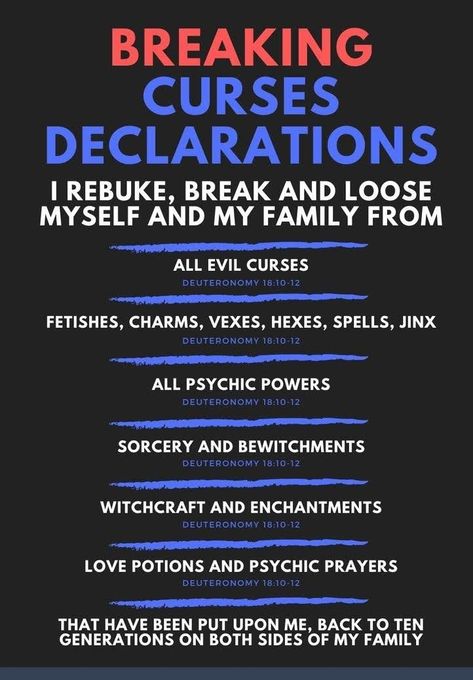 Prayer To Break Curses, Spiritual Warfare Quotes, Breaking Curses, Midnight Prayer, Prayer Strategies, Health Relationships, Always Pray, Prayer Bible, Deliverance Prayers