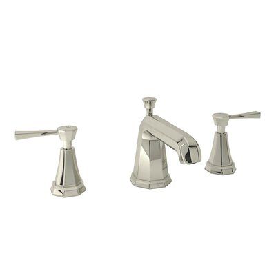 Perrin & Rowe The high neck widespread lavatory faucet design takes its inspiration from one of the most appealing and influential artistic time periods of the past century. Finish: Polished Nickel 2 House, Widespread Bathroom Faucet, Bath Faucet, Chrome Handles, Lavatory Faucet, Lever Handle, Plumbing Fixtures, Bathroom Faucet, Bathroom Sink Faucets