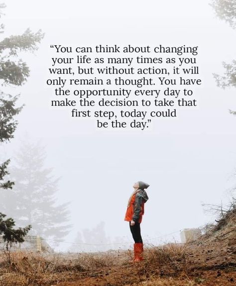 It's common to have the desire to change and improve oneself, but without taking action, those thoughts may remain just that - thoughts. Action is the key to transforming your aspirations into reality. Setting specific goals, creating a plan, and taking consistent steps towards those goals are crucial in making changes in your life. It's important to remember that change doesn't happen overnight, and it requires dedication, effort, and perseverance. By taking small, actionable steps each day,... A Message To Myself, Example Quotes, Steps To Healing, Be An Example Quotes, Action Quotes, Real Love Quotes, Working On Me, Actions Speak Louder Than Words, Making Changes