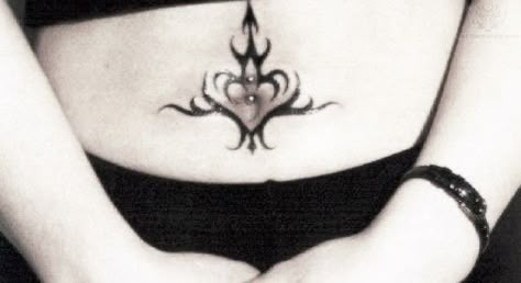 Belly Button Tattoos, Belly Button Tattoo, Button Tattoo, Belly Tattoo, Gothic Tattoo, Discreet Tattoos, Aesthetic Tattoo, Body Mods, Pretty Tattoos