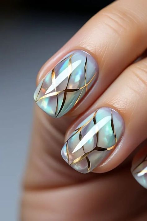 Opal Nails, Nail Art For Beginners, Nail Art Techniques, Long Nail Designs, White Acrylic Nails, Colorful Nails, Long Nail, Ombre Nail Designs, Diy Nail Designs